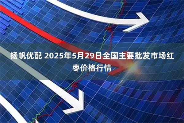 扬帆优配 2025年5月29日全国主要批发市场红枣价格行情
